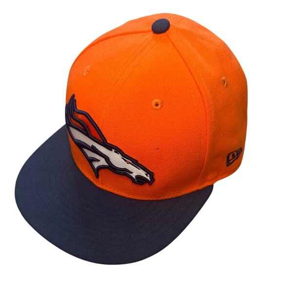 New Era 59Fifty Denver Broncos Hat Cap Size 6 7/8 Fitted NFL - Picture 1 of 4